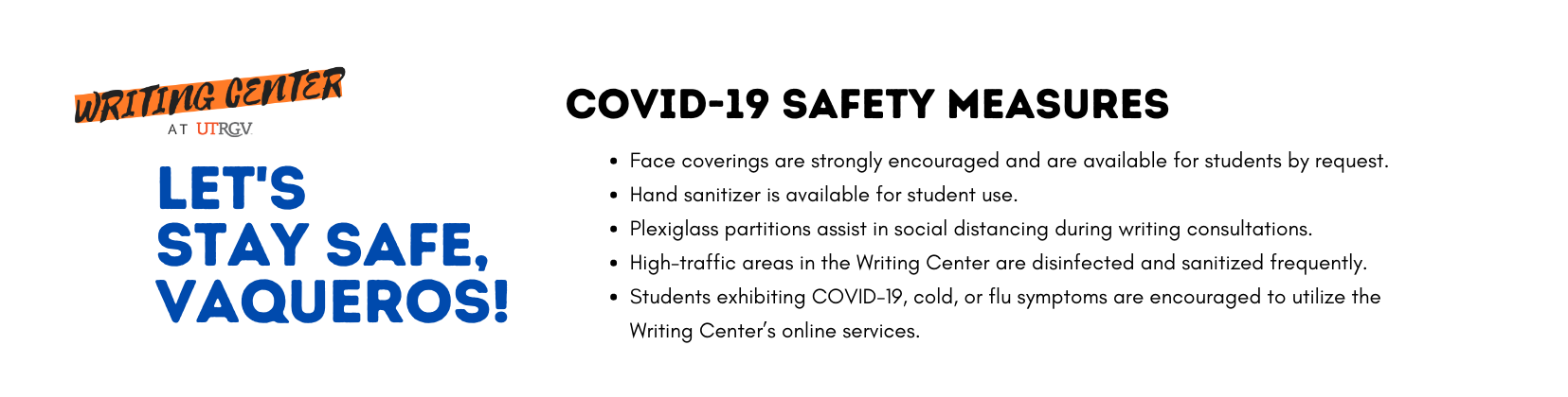 WC covid 19 safety measures Page Banner 